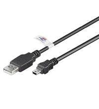 Cable Usb Am A Mini Usb 5 Pin 1 8m Certified